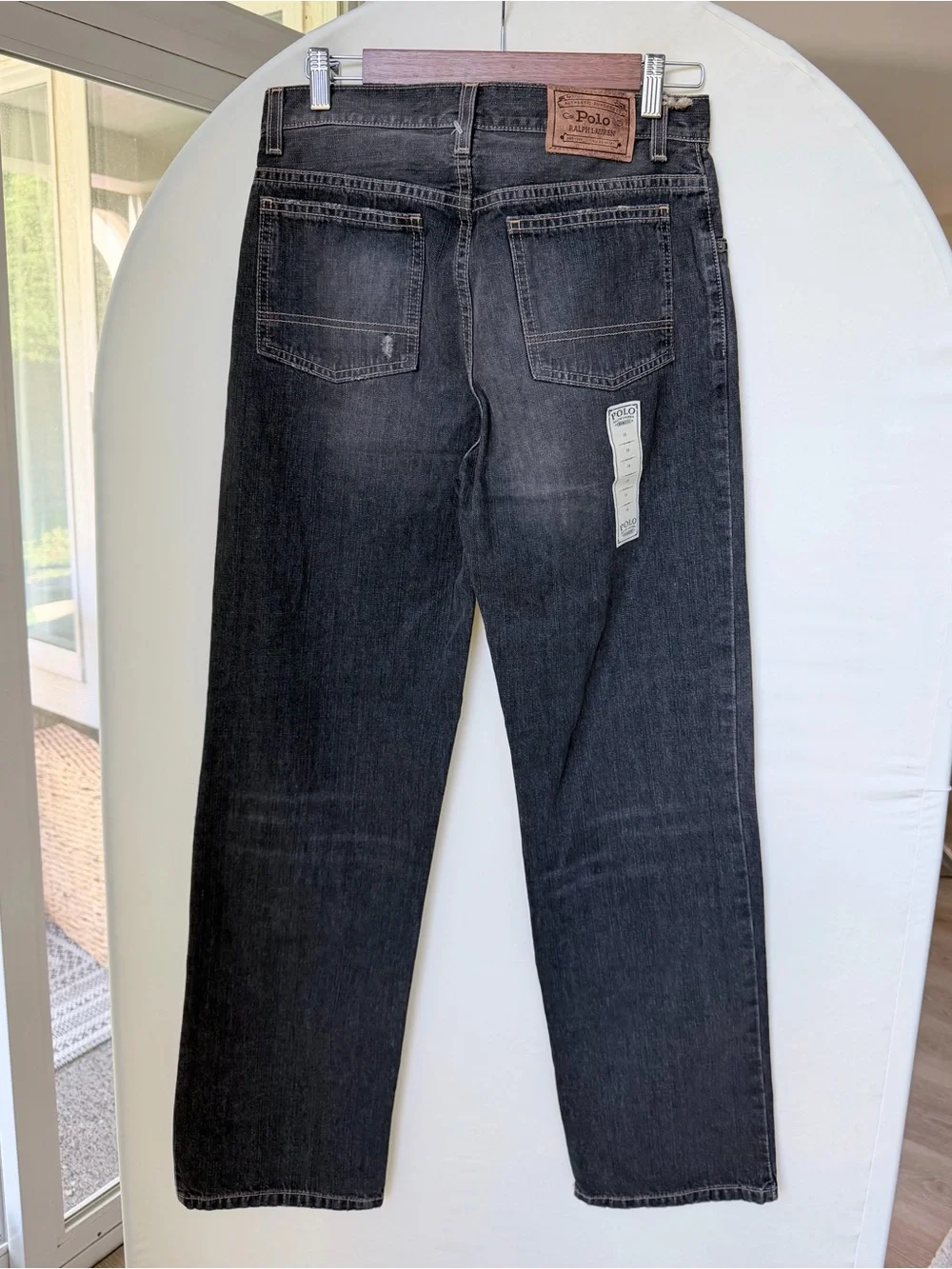 NWT Polo Ralph Lauren Mercer Jeans in Washed Black Youth size 18